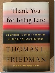 Thank You for Being Late by Thomas Friedman - cover