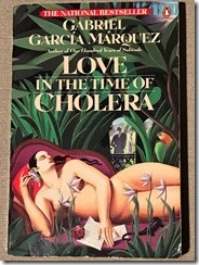Love in the Time of Cholera by Gabriel Garcia Marquez - cover