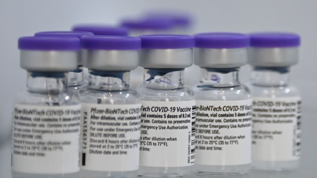 Picture of Pfizer COVID Vaccine Vials