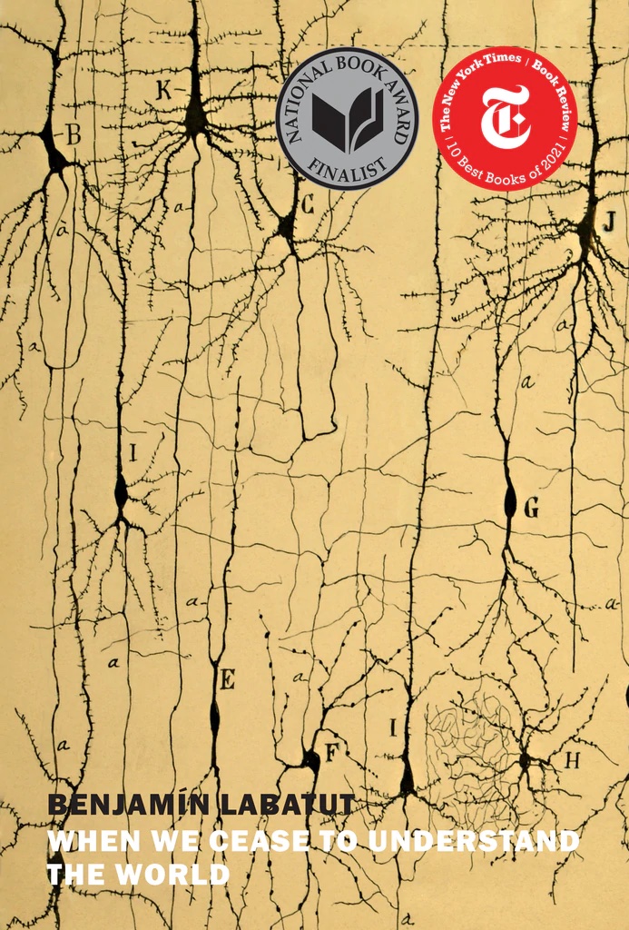 Cover of When We Cease to Understand the World showing a pattern of branching neurons